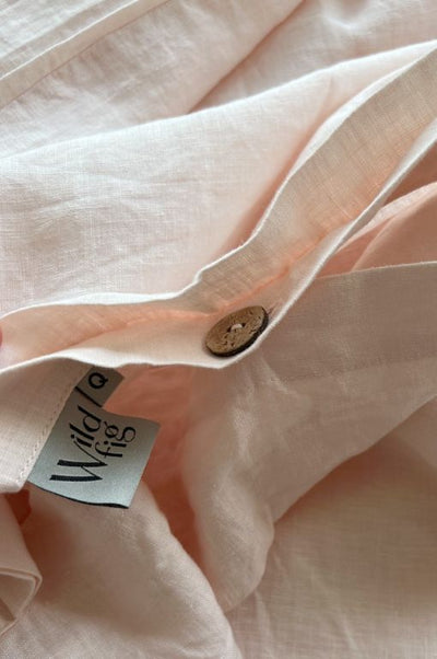 POWDER PUFF DUVET COVER  100% ORGANIC EUROPEAN LINEN