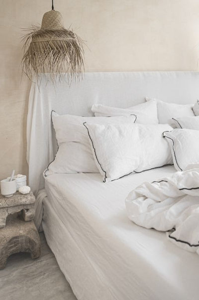 HAMPTONS CUSHION SHAM  WITH ZIPPER PACK OF 2