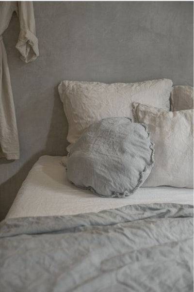 PROVINCIAL FITTED SHEET 100% ORGANIC EUROPEAN LINEN