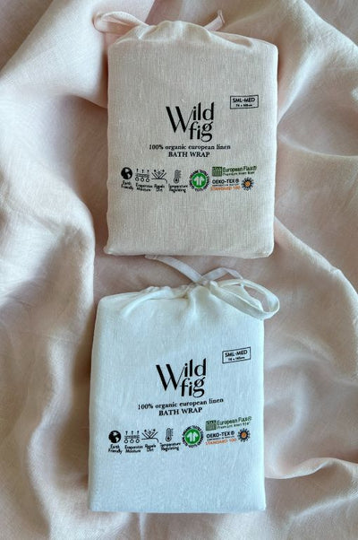 Linen Bath Wrap made from Linen 