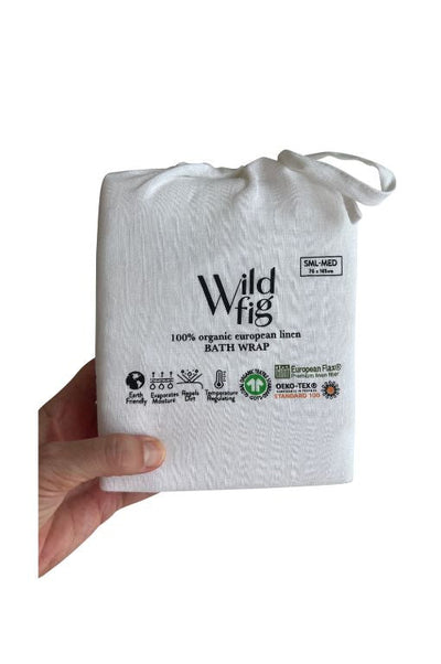 Shower wrap made from Pure Linen 