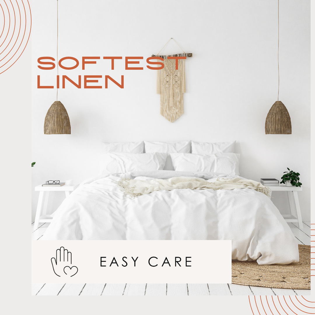 BLANCO DUVET COVER 100% ORGANIC EUROPEAN LINEN