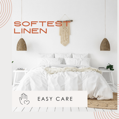 BLANCO DUVET COVER 100% ORGANIC EUROPEAN LINEN