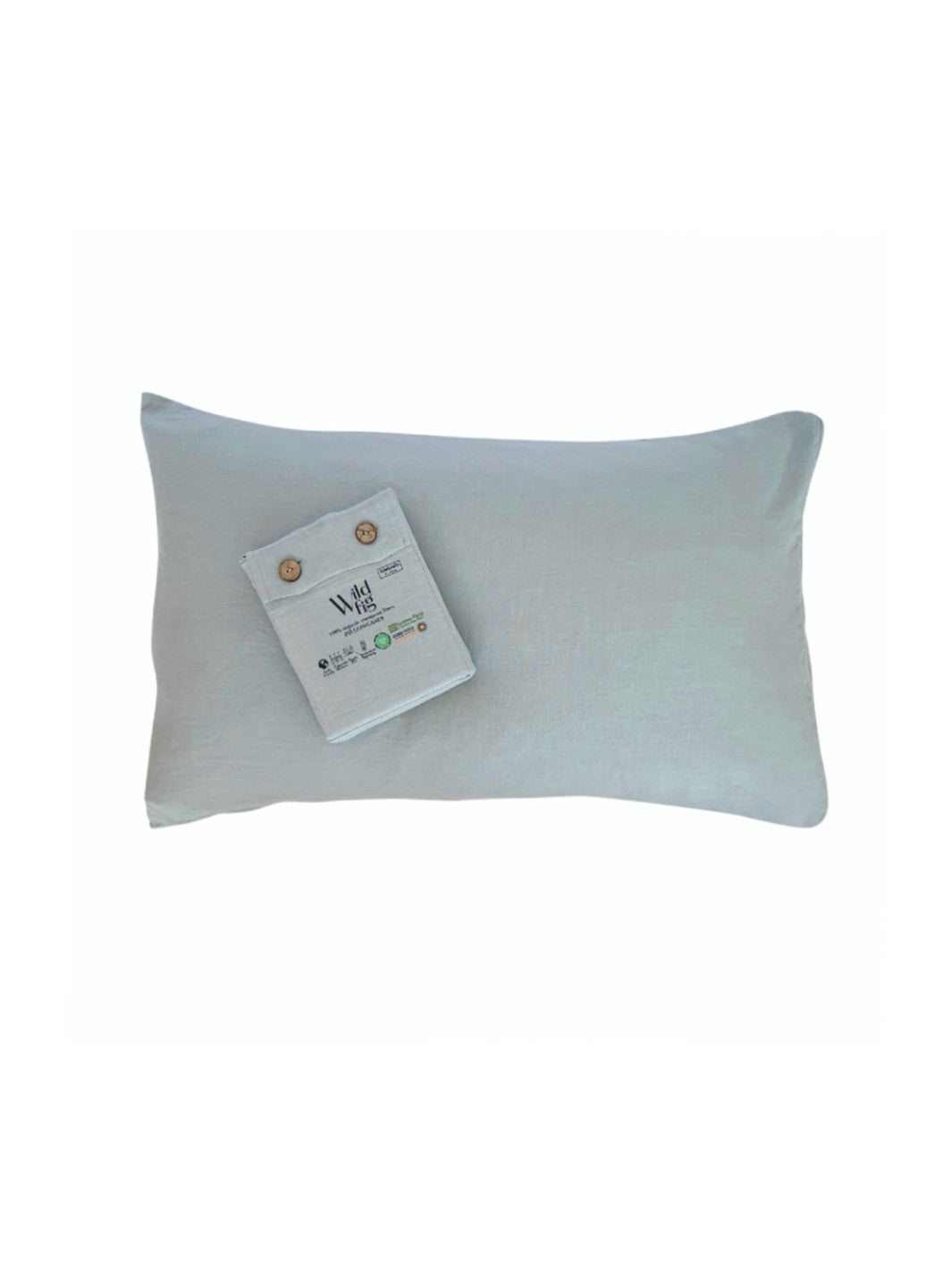 PROVINCIAL STANDARD ORGANIC LINEN PILLOW CASES PACK OF 2