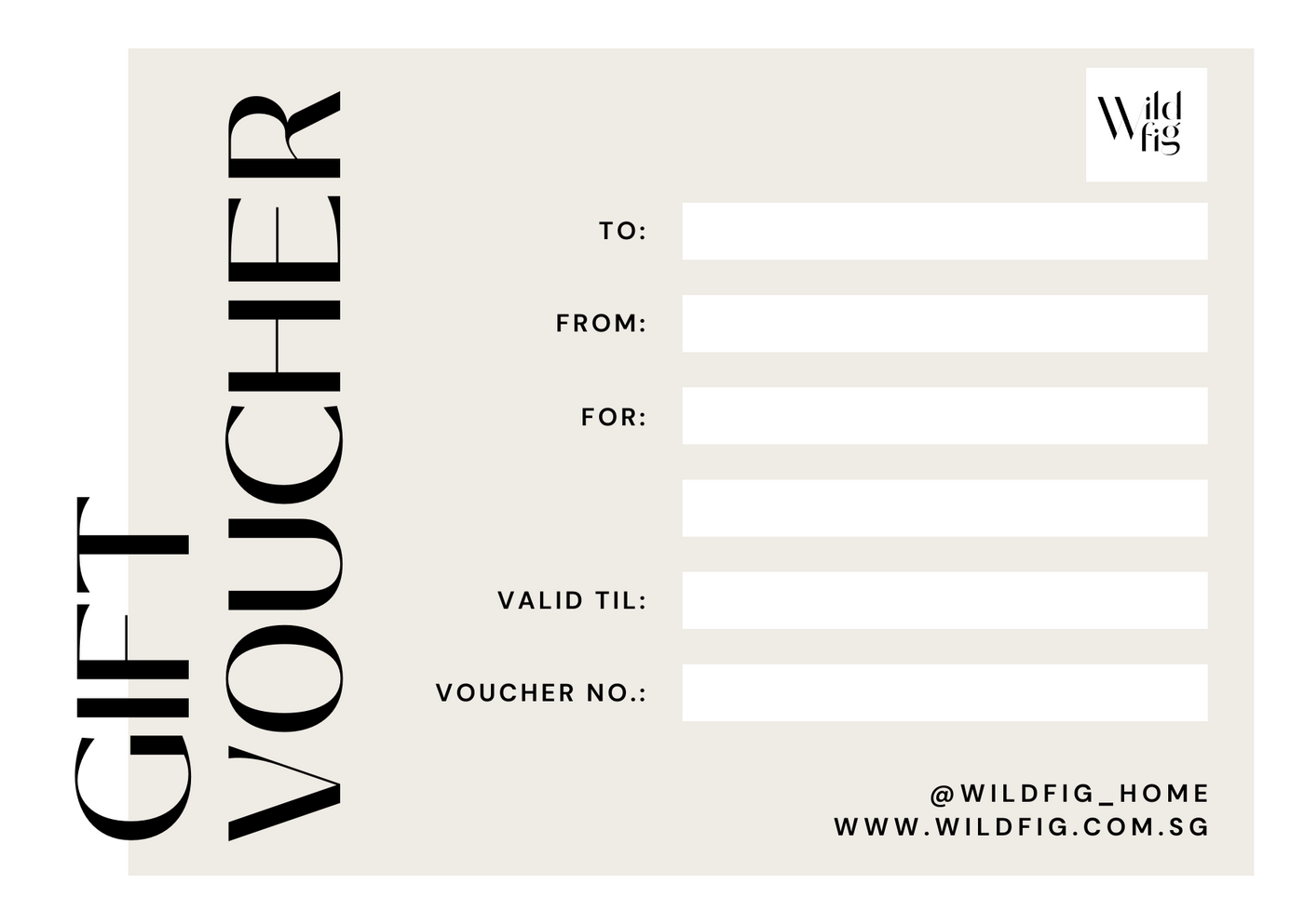 WILD FIG - Gift Card