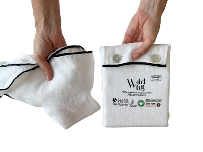 HAMPTONS EURO PILLOW COVERS  WITH A ZIP  (PACK OF 2)