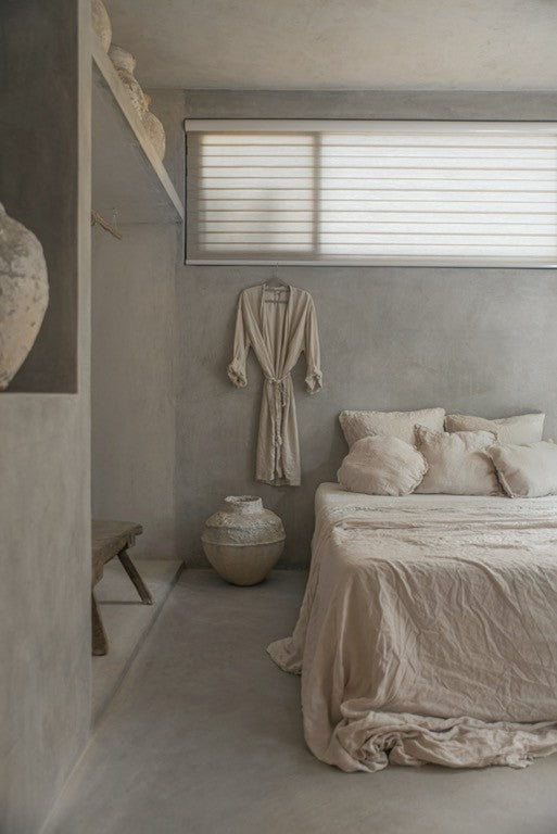 SHELL DUVET COVER 100% ORGANIC EUROPEAN LINEN
