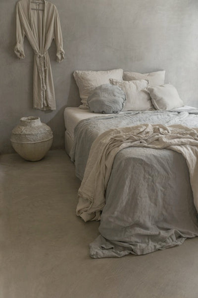 PROVINCIAL DUVET COVER 100% ORGANIC EUROPEAN LINEN