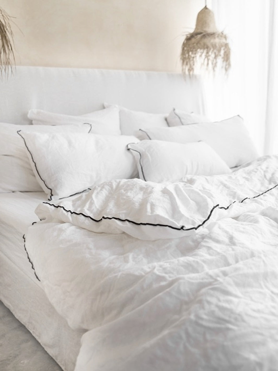 HAMPTONS CUSHION SHAM  WITH ZIPPER PACK OF 2