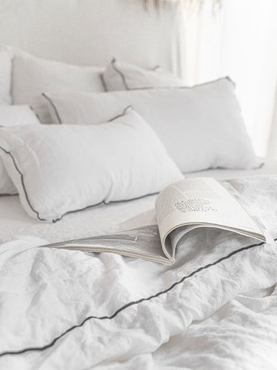 HAMPTONS CUSHION SHAM  WITH ZIPPER PACK OF 2