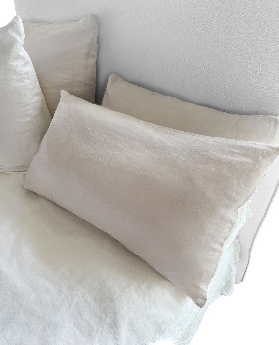 SHELL STANDARD ORGANIC LINEN PILLOW CASES PACK OF 2