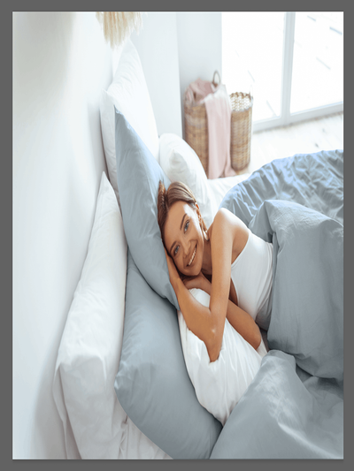 PROVINCIAL EURO LINEN PILLOW CASES ORGANIC PACK OF 2